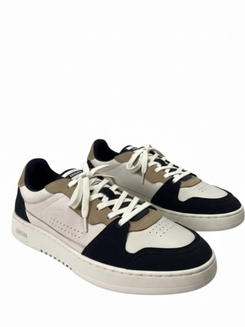 NEW AXEL ARIGATO Mens Dice Low Vintage Modern Style Sneakers Size 10 Beige Black